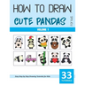 How to Draw Cute Pandas for Kids - Volume 1
