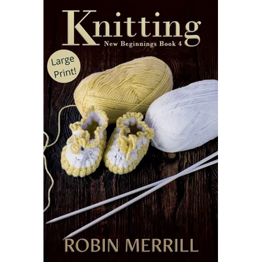 Knitting (Large Print)