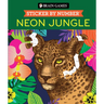 Brain Games - Sticker by Number: Neon Jungle (28 Images to Sticker)