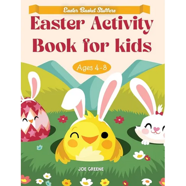 Easter Basket Essentials: Easter Activity Book For Kids Ages 4-8, fun activities like mazes, dot to dot, dot markers, how to draw, word search, and so