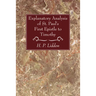 Explanatory Analysis of St. Paul's First Epistle to Timothy