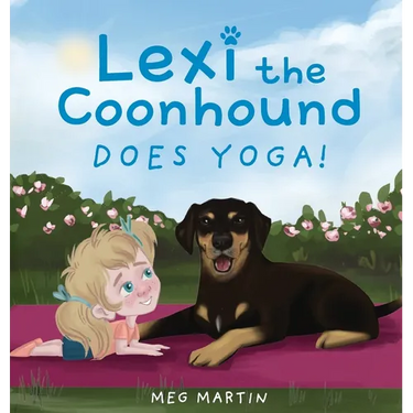 Lexi the Coonhound Does Yoga!