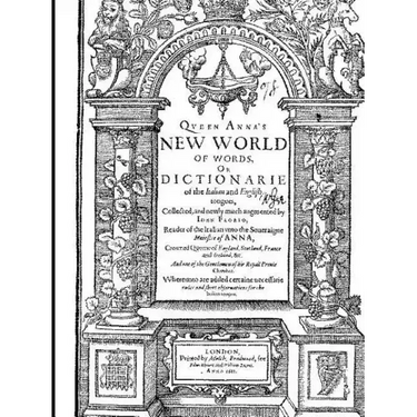 Florio's Italian English Dictionary of 1611