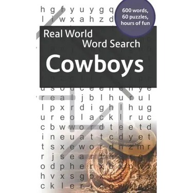 Real World Word Search: Cowboys