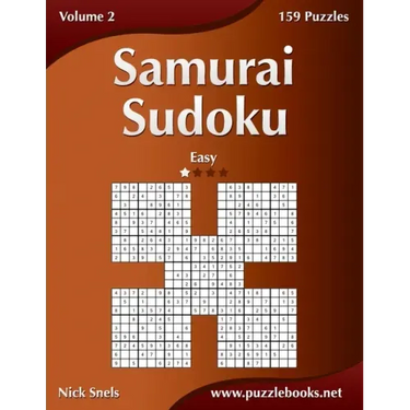 Samurai Sudoku - Easy - Volume 2 - 159 Puzzles