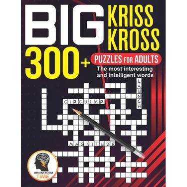 Big Kriss Kross: 300+ Puzzles for adults. The most interesting and intelligent words