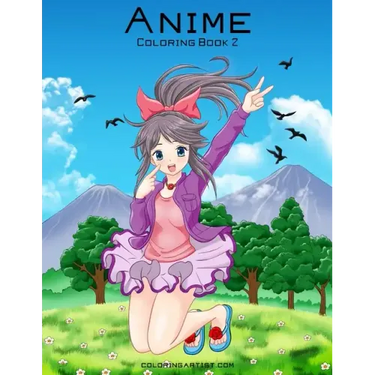 Anime Coloring Book 2