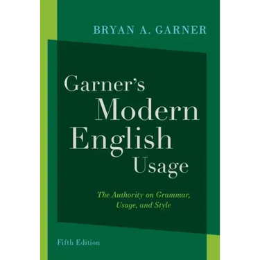 Garner's Modern English Usage