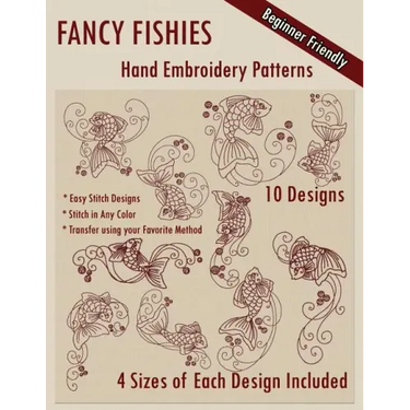Fancy Fishies Hand Embroidery Patterns