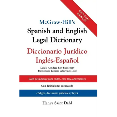 McGraw Hill's Spanish/English Legal Dict (Pb)