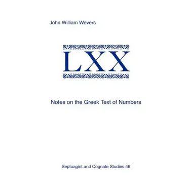 Notes on the Greek Text of Numbers