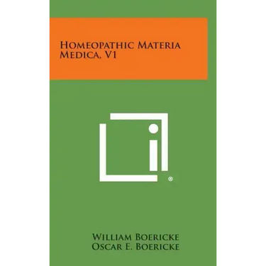 Homeopathic Materia Medica, V1