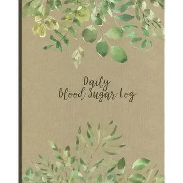 Daily Blood Sugar Log: Two Year Diabetes Log Book Daily Glucose Readings One-Month Page Spreads Record How You Feel, Note Pages and BONUS Col
