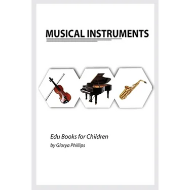 Musical Instruments: Musical instruments flash cards book for baby, music instruments book for children, Montessori book, kids books, toddler music in