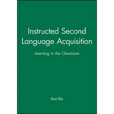 Instructed Second Language Acquisition