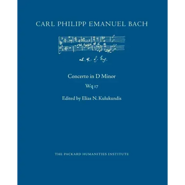 Concerto in D Minor, Wq 17