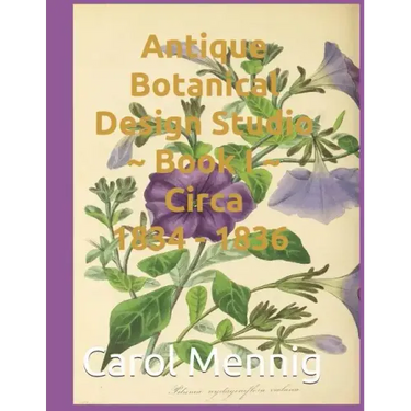 Antique Botanical Design Studio Book I Circa 1834-36