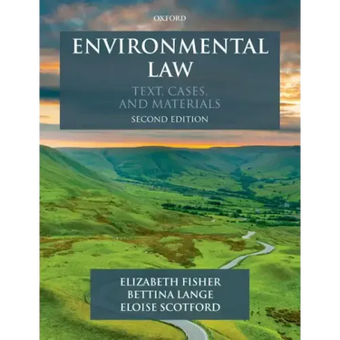 Environmental Law: Text, Cases & Materials
