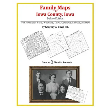 Family Maps of Iowa County, Iowa