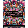 Bible Verse Coloring book with Mandala Background in Thick Bold Outline for Senior Adults: Large Print Great for Low Vision Elderly, Beginners, Easy L