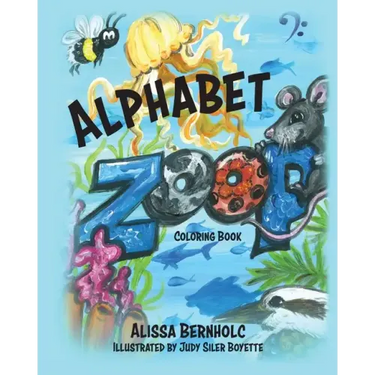 Alphabet ZooP Coloring Book: Zoological Poetry From A to Z