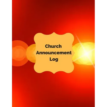 Church Announcement Log