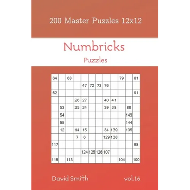 Numbricks Puzzles - 200 Master Puzzles 12x12 vol.16