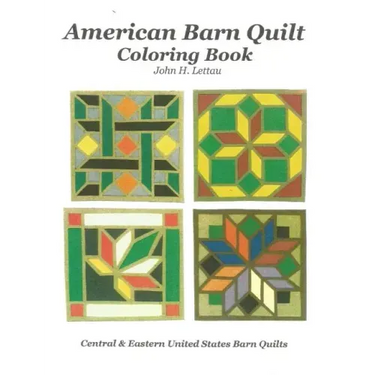 American Barn Quilt Coloring Book