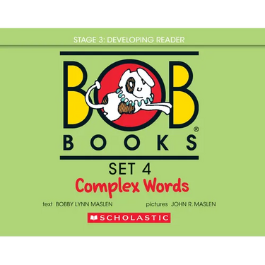Bob Books - Complex Words Hardcover Bind-Up Phonics, Ages 4 and Up, Kindergarten, First Grade (Stage 3: Developing Reader)