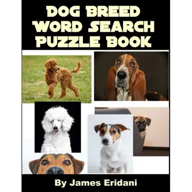 Dog Breed Word Search Puzzle Book