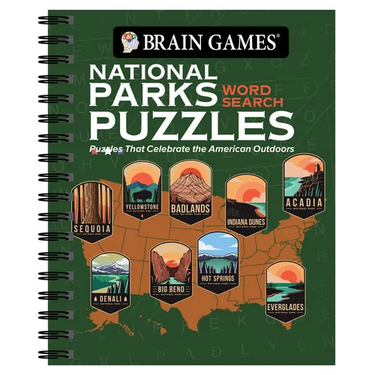 Brain Games - National Parks Word Search Puzzles: Puzzles That Celebrate the American Outdoors