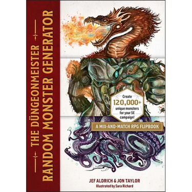 The Düngeonmeister Random Monster Generator: A Mix-And-Match RPG Flipbook