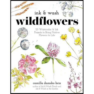 Ink & Wash Wildflowers: 25 Watercolor & Ink Projects to Bring Native Flowers to Life