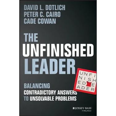 The Unfinished Leader: Balancing Contradictory Answers to Unsolvable Problems