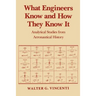 What Engineers Know and How They Know It: Analytical Studies from Aeronautical History