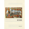 Vintage Lined Notebook Greetings from Sonoma, California