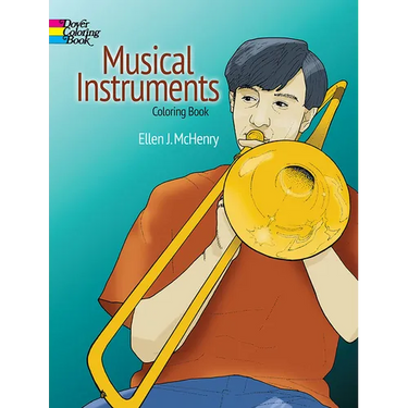 Musical Instruments Coloring Book