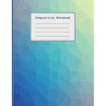 Composition Notebook: 120 pages college ruled notebook, ideal for students, title and date boxes, 8.5x11, high quality paper, back to school