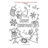 Merry Christmas: Christmas Coloring and Activity Book: 25Pages