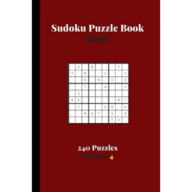 Sudoku Puzzle Book Hard 240 Puzzles Volume 4: Sudoku Puzzle Book Difficult - 240 Sudoku Puzzles To Solve - Solutions At The End - Challenging Hard Sud