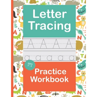 Letter Tracing Practice Workbook: Handwriting Book Preschool Kindergarten Kids Age 3-5