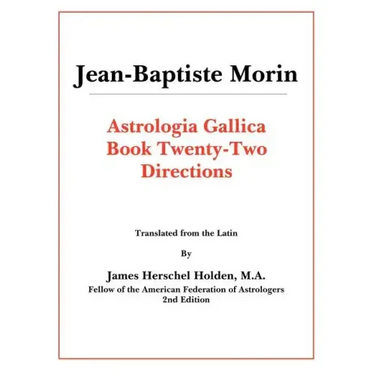 Astrologia Gallica Book 22