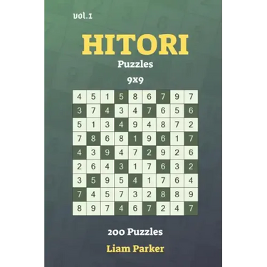 Hitori Puzzles - 200 Puzzles 9x9 vol.1