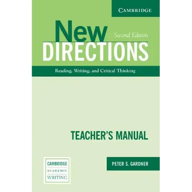 New Directions Teacher's Manual: An Integrated Approach to Reading, Writing, and Critical Thinking