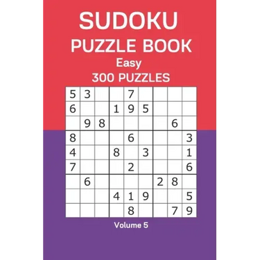Sudoku Puzzle Book Easy: 300 Puzzles Volume 5