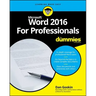 Word 2016 for Professionals for Dummies