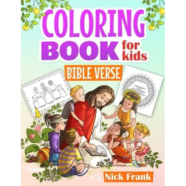 Bible Verse Coloring Books for Kids: Inspiring Verses with Animals and Figures for Children, Girls, and Boys. Activity Book Perfect Gift