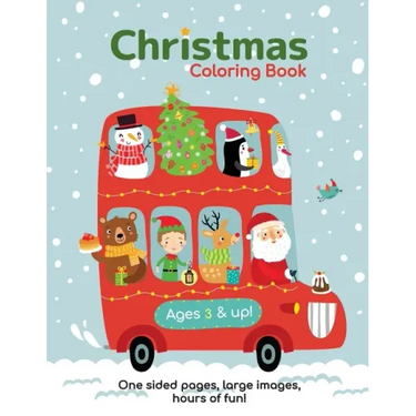 Christmas Coloring Book for Kids Ages 3-6!