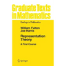 Representation Theory: A First Course