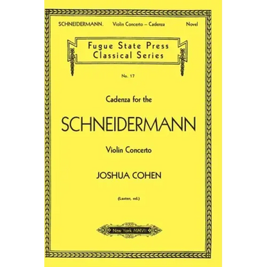 Cadenza for the Schneidermann Violin Concerto